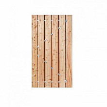 tuindeur douglas op stalen frame geschaafd 195x120 cm