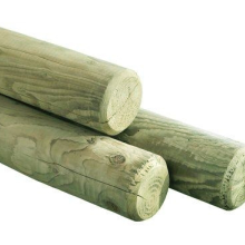 weidepaal ge mpregneerd 500x12 cm gefreesd