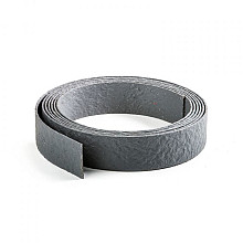 eco flexband eco oh van gerecycled kunstof rol van 25m1 grijs 14cm hoog 