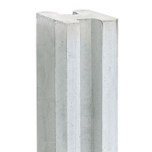 tussen e sleufbetonpaal eems wit grijs met vlakke kop 10x10x270 cm