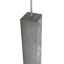 Betonpoer Antraciet