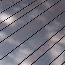 bamboe gevelbekleding melody 1.8x10.3x186 cm dark grof glad olie clip   kops tong groef