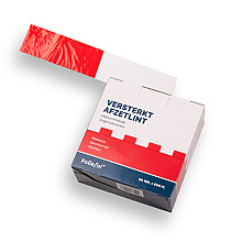 afzetband 500 meter lang 8 cm breed versterkt rood   wit