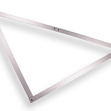 labora opvouwbare aluminium vouwhaak in nylon draagtas afmeting 120x120 cm