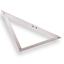 labora opvouwbare aluminium vouwhaak in nylon draagtas afmeting 60 x 60 cm
