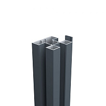 boston aluminium paal 7.5x7.5x300 cm ral7016