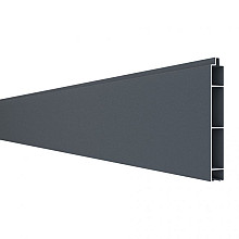 aluminium profiel 2.1x16x178 cm wb 15 cm ral7016