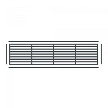 boston decopaneel paxos horizontaal 45x175 cm dikte 2 mm ral7016 1008 