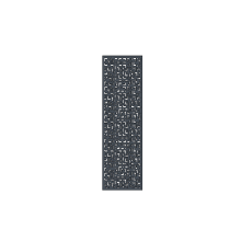 boston decopaneel crios verticaal 58x182cm dikte 2 mm ral7016