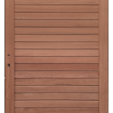 keruing poort 25 met insteekslot 100x180cm incl. aanslaglat premium