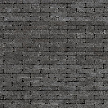tumbelton extra 20x5x7.3 cm coal waalformaat antraciet getrommeld