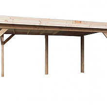 douglas overkapping premium ruw 300x300 cm