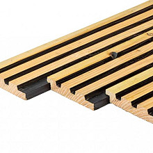 douglas tripple rhombus zwart douglas kleur 2.5x14x300 cm