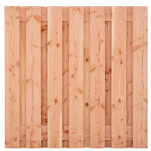 tuinscherm douglas fijn bezaagd brede planken 20 cm 180x180 cm 13 2 