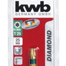 bit diamond torx 25 mm t25 kaart 5 blister