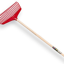 1315520 bladhark fiskars met houten steel