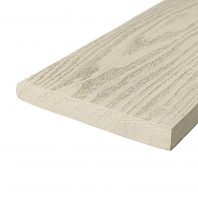 timber touch new bullnose snow 244x20x2.5 cm
