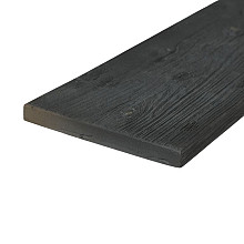 timber touch old kantplanken charcoal grey 240x15x1.5 cm