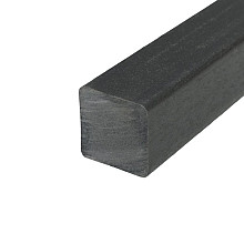 timber touch toebehoren kunststof onderregel 5x5x340 cm grijs