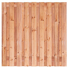 tuinscherm red class wood 180x180 cm 19 planks 17 2 