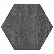 soft comfort zeskant 60 52 5x30x4 cm grijs zwart