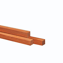 Hardhouten Azobe  palen fijn bezaagd 10x10x300cm