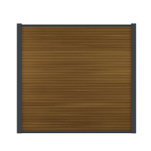 boston modern scherm compleet ral7016 horizontaal teak
