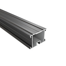 structural alu 40x60mm l 400cm ral9005 onderregel