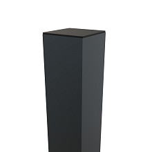 boston alu poortpaal 90x90mm hol l 275cm dikte 4 mm ral9005