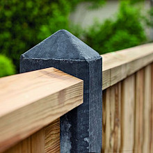 afdeklatten ge mpregneerd piramide 3.5x8.5x180cm 3 planks tussenruimte 