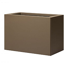 bloembak vlak   supra bruin 30x60x40