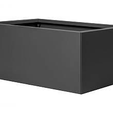 bloembak vlak  antraciet 60x90x40