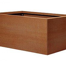 bloembak vlak  corten 60x90x40
