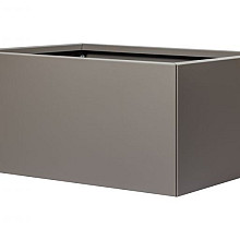 bloembak vlak  taupe 60x90x40