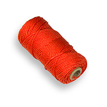 labora uitzetkoord nylon 1 4 mm dik oranje 50 meter