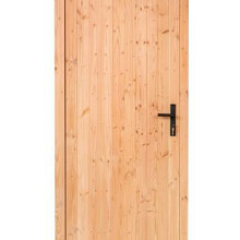 douglas enkele dichte deur b1000xh2050mm buitenmaat linksdraaiend zwart beslag