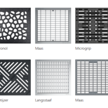 gietijzer rooster tbv modulaire infiltratieput 25x25 cm