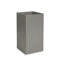 plantenbak kunststof linea taupe 40x40x75 cm