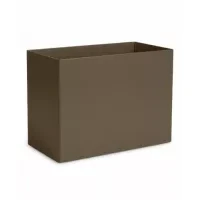 plantenbak kunststof recta supra bruin 90x40x60 cm
