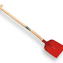 Betonschop rood gelakt