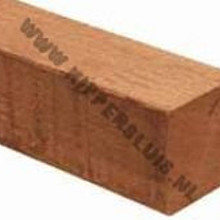 hardhouten paal angelim vermelho geschaafd 6.8x6.8x400cm