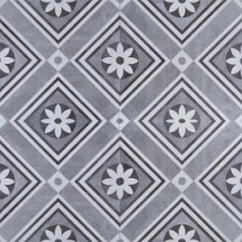geoceramica 60x60x4 cm concreet flower dec