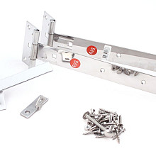 tuinheksluiting set rvs