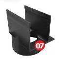 slim line onderuitloop 80mm excentr