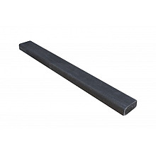 composiet onderligger regel massief zwart 3.4x6.7x300 cm