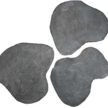 flagstone p st. desert black limestone geschuurd 2 5 4cm dik