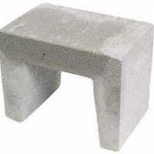 u element grijs 40x40x50cm