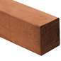 hardhouten paal angelim vermelho geschaafd 8.5x8.5x270cm glad