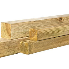 vierkantpaal ge mpregneerd 4.5x4.5x240 cm