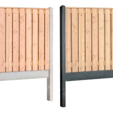 hout beton schutting